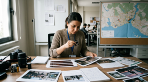 Yapay zekâ ile hazırlanan içerik inceleyen editör